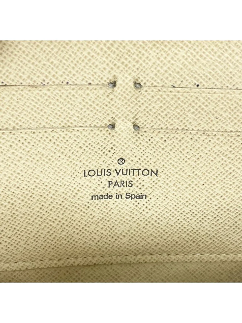 Louis Vuitton Wallet Damier Azur Zippy White